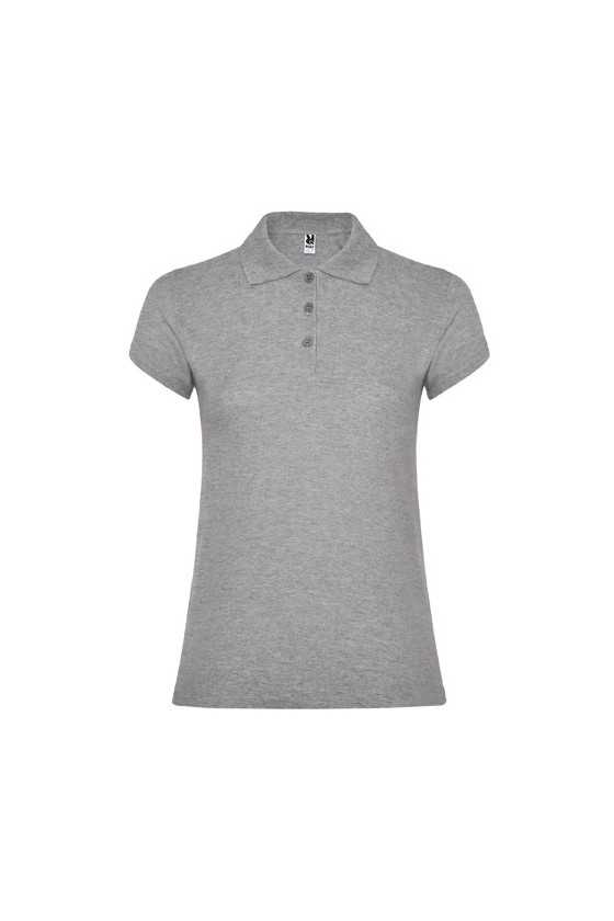 Short-sleeved women's polo shirt-STAR WOMAN